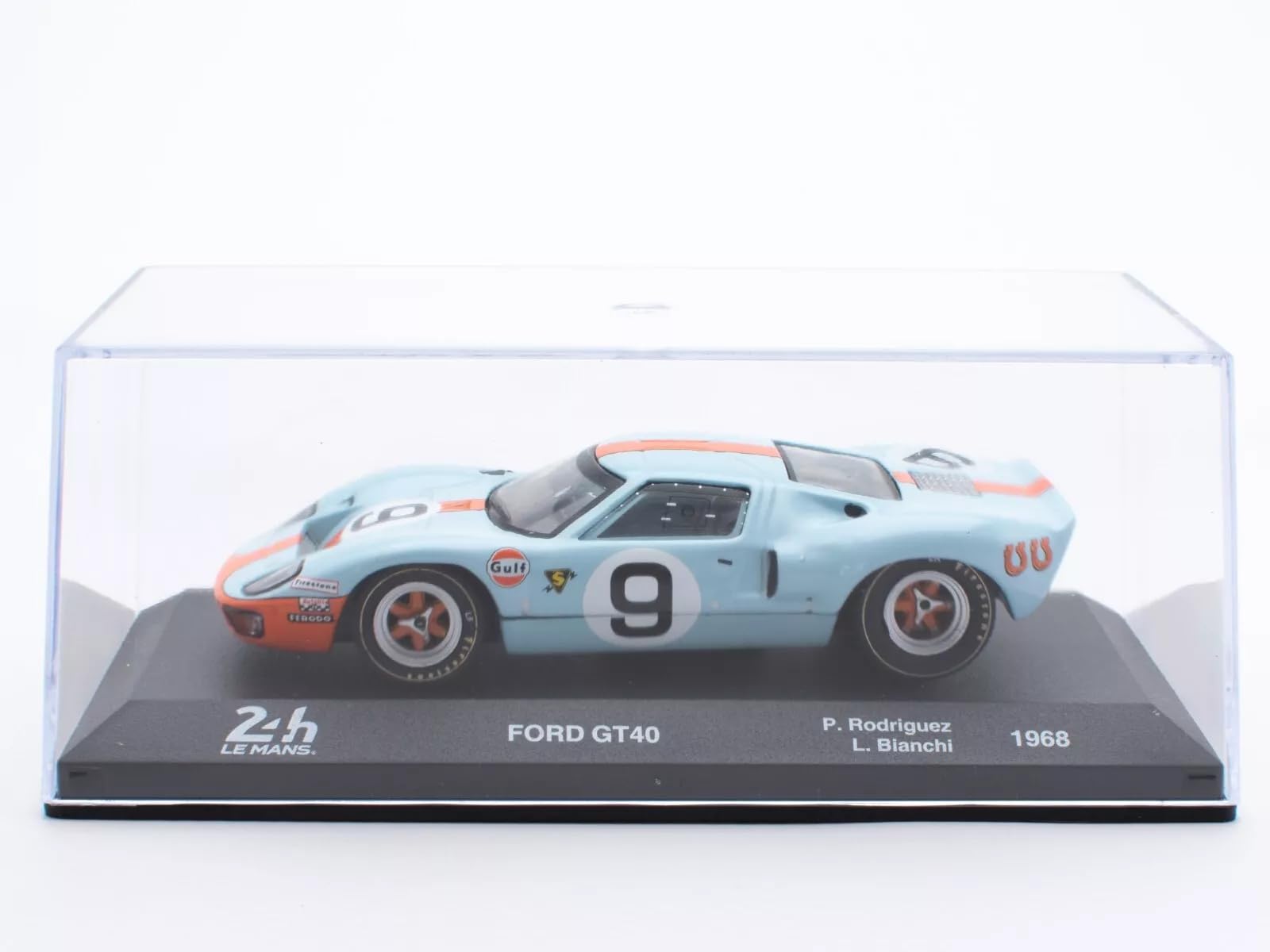 Amazon | フォード GT40 ミニカー 1/43 FORD USA 4.9L V8 TEAM JW
